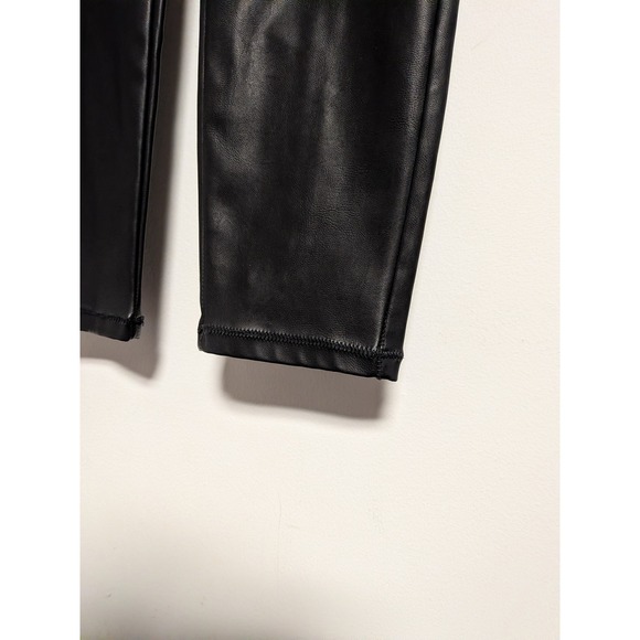BlankNYC Vegan Leather Pull On Leggings Black Skinny Pants 30V-1122MX Womens 30 - Picture 5 of 13